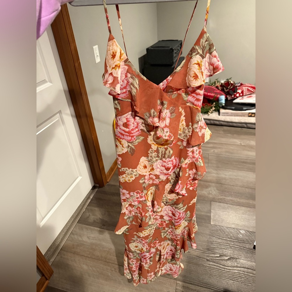 Floral Ruffle Dress